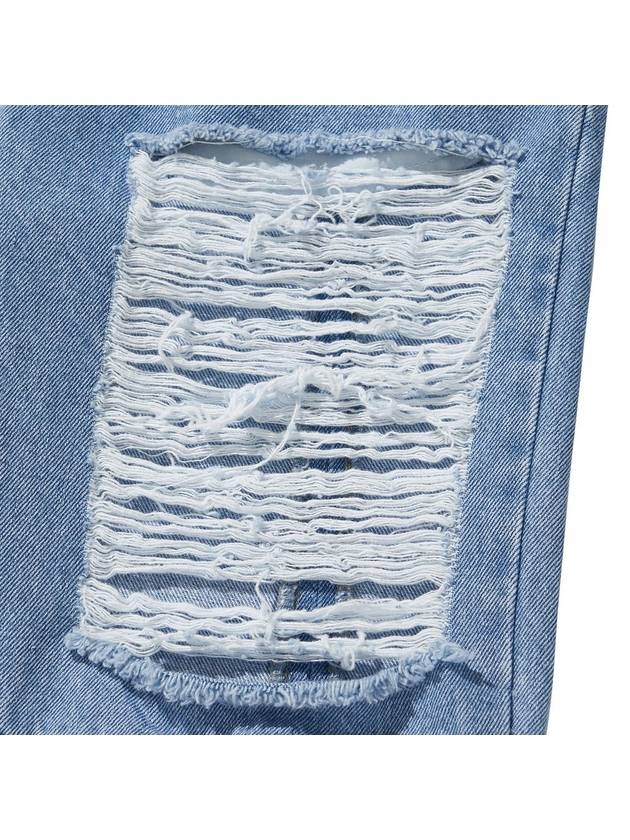 DAMAGE VER2 DENIMPANTS BLUE - LIBERE - BALAAN 5