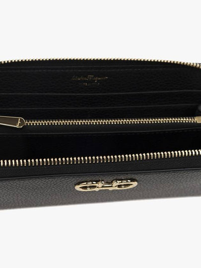 FERRAGAMO Leather Wallet, Women's, Black - SALVATORE FERRAGAMO - BALAAN 2