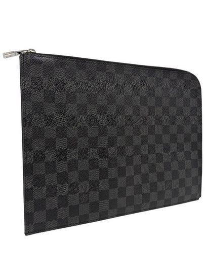 Women s N41501 Damier Graphite Pochette Jour GM Clutch Bag - LOUIS VUITTON - BALAAN 2