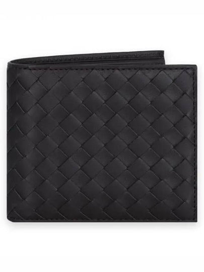 Men's Intrecciato Half Wallet Brown - BOTTEGA VENETA - BALAAN 2