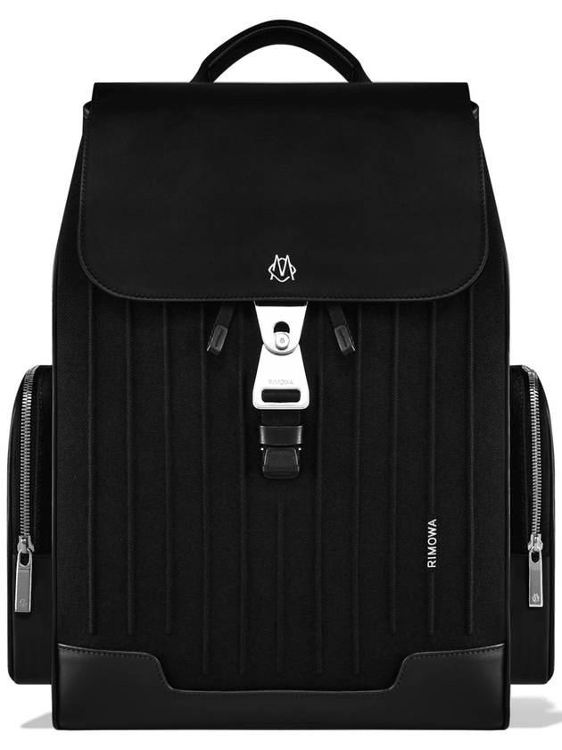 Never Still Flap Backpack Large Canvas Black 52500006 - RIMOWA - BALAAN 1