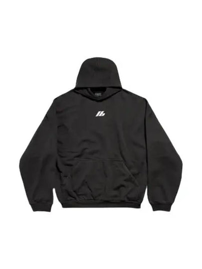 Logo Print Hoodie Black - BALENCIAGA - BALAAN 2