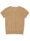 Point collar short sleeve knit DBEIGE - 20THHOLE - BALAAN 2