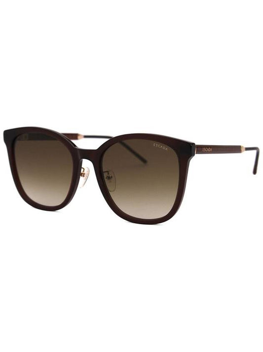 Escada SES D72G 0B36 officially imported square round horn rimmed oversized women s luxury sunglasses - ESCADA - BALAAN 1