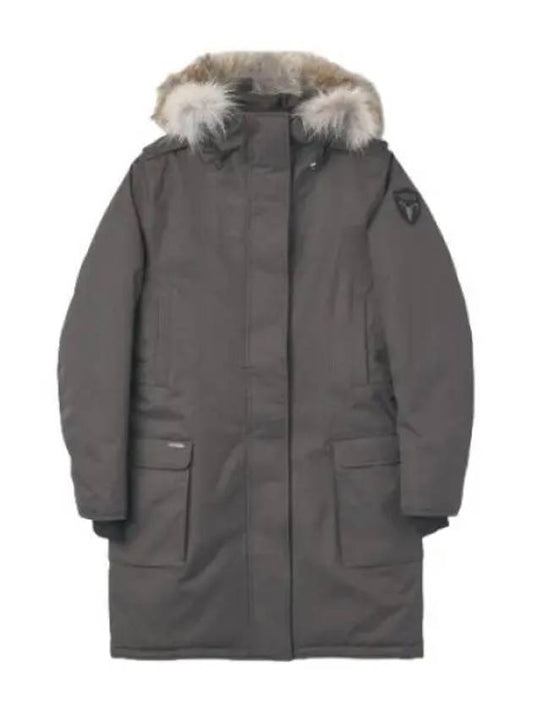 Evie parka steel gray padding - NOBIS - BALAAN 1