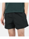 Men's Heart Logo Nylon Swim Shorts Black - AMI - BALAAN.