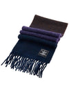 Y Project Men's Logo Patch Muffler SCARF16S25 PURPLE BROWN - Y/PROJECT - BALAAN 3