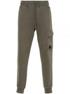 Brushed Emerized Diagonal Fleece Cargo Track Pants Beige - CP COMPANY - BALAAN 2