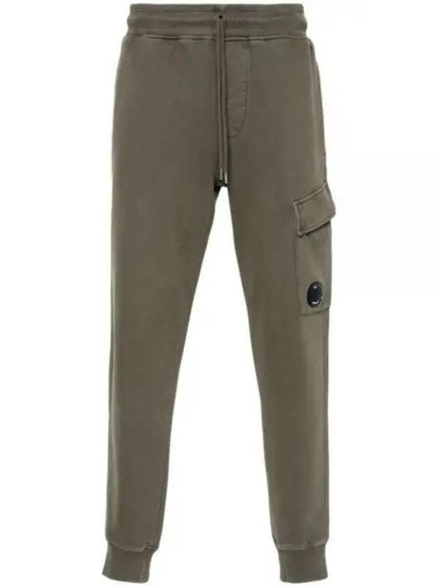 Brushed Emerized Diagonal Fleece Cargo Track Pants Beige - CP COMPANY - BALAAN 2