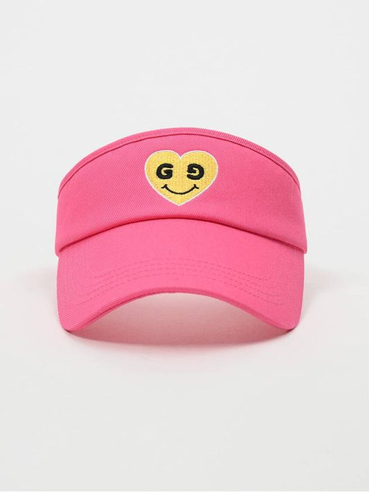 Yellow Heart Casual Fit Visor Pink - GOXO - BALAAN 2