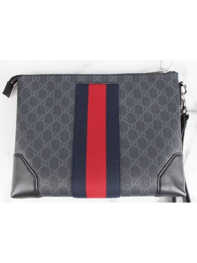 GG Supreme Web Strap Pouch - GUCCI - BALAAN 4