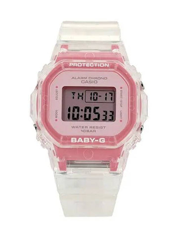 BGD 565SJ 7DR 7 Baby G Digital Sports Transparent Women s Urethane Watch - G-SHOCK - BALAAN 1