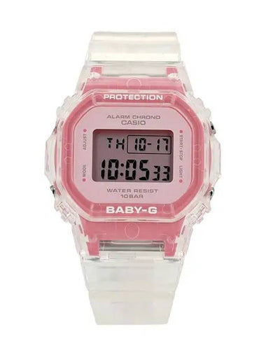 BGD 565SJ 7DR 7 Baby G Digital Sports Transparent Women s Urethane Watch - G-SHOCK - BALAAN 1