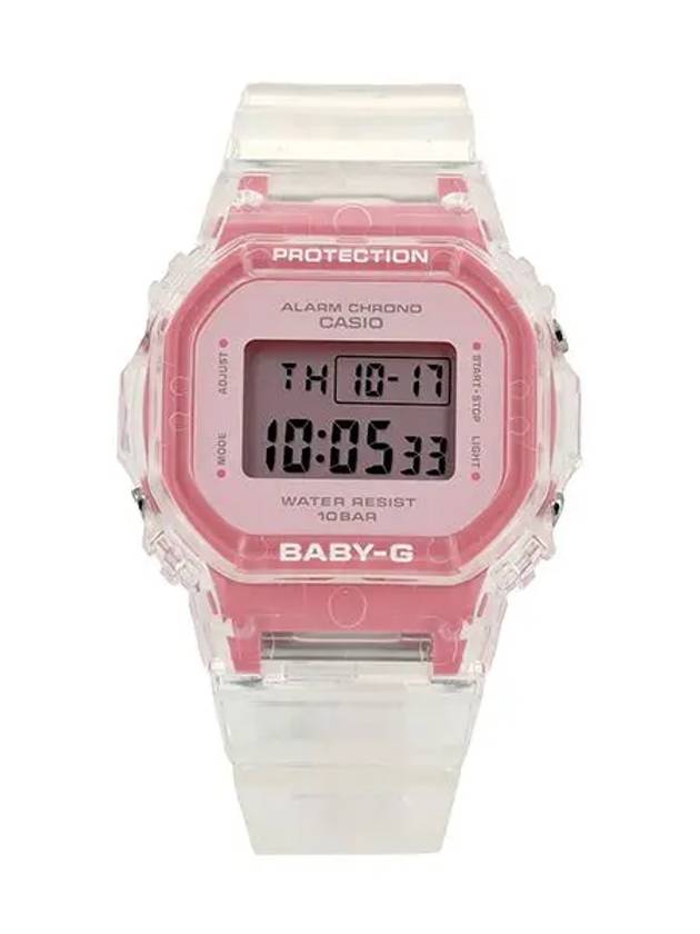 BGD 565SJ 7DR 7 Baby G Digital Sports Transparent Women s Urethane Watch - G-SHOCK - BALAAN 4