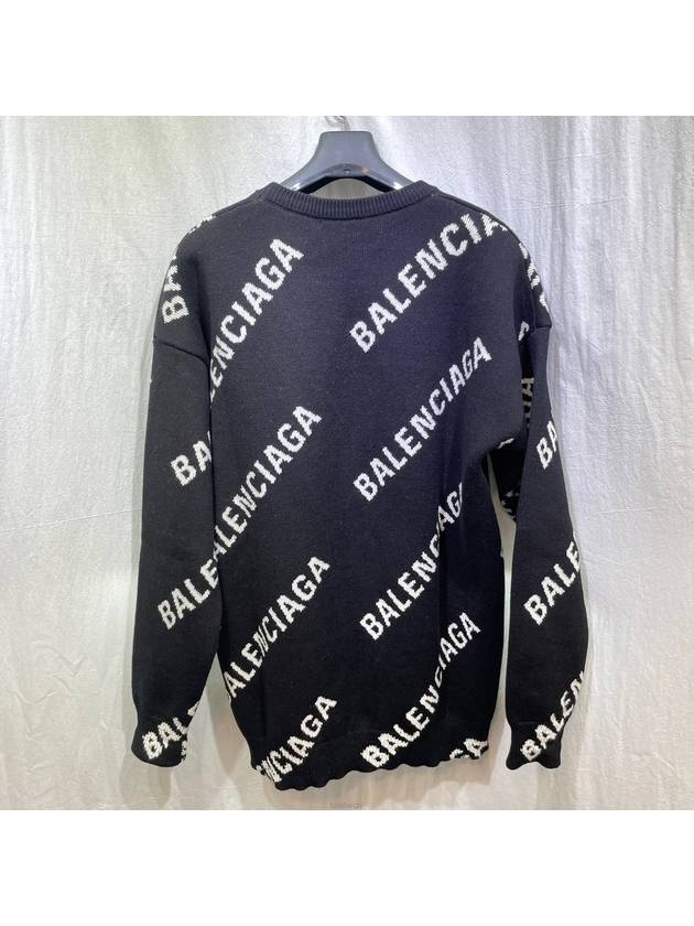 Men s new level multi logo over knit XS - BALENCIAGA - BALAAN 6