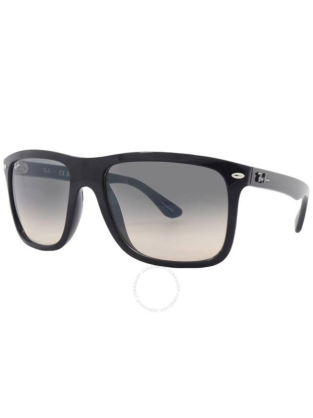 Ray Ban Boyfriend Two Light Grey Gradient Square Unisex Sunglasses RB4547 601/32 57 - RAY-BAN - BALAAN 2