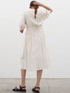 pin tuck flare dress_cream - MITTE - BALAAN 4