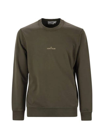 Back Graphic Print Sweatshirt Green - STONE ISLAND - BALAAN 1