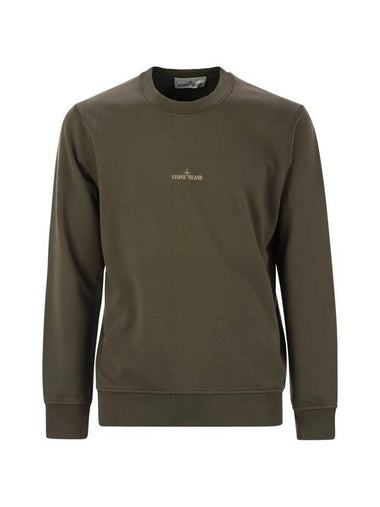 Back Graphic Print Sweatshirt Green - STONE ISLAND - BALAAN 1