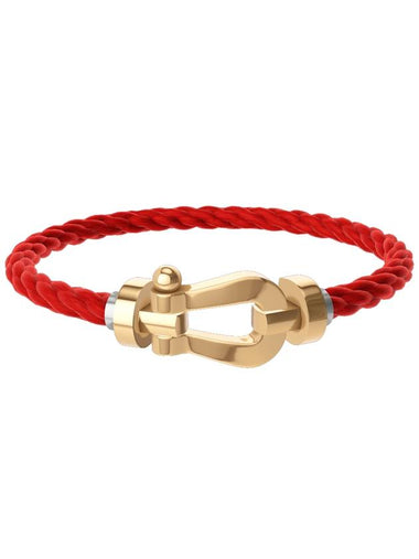 Force ten bracelet large yellow gold red 0B0006 6B0156 - FRED - BALAAN 1