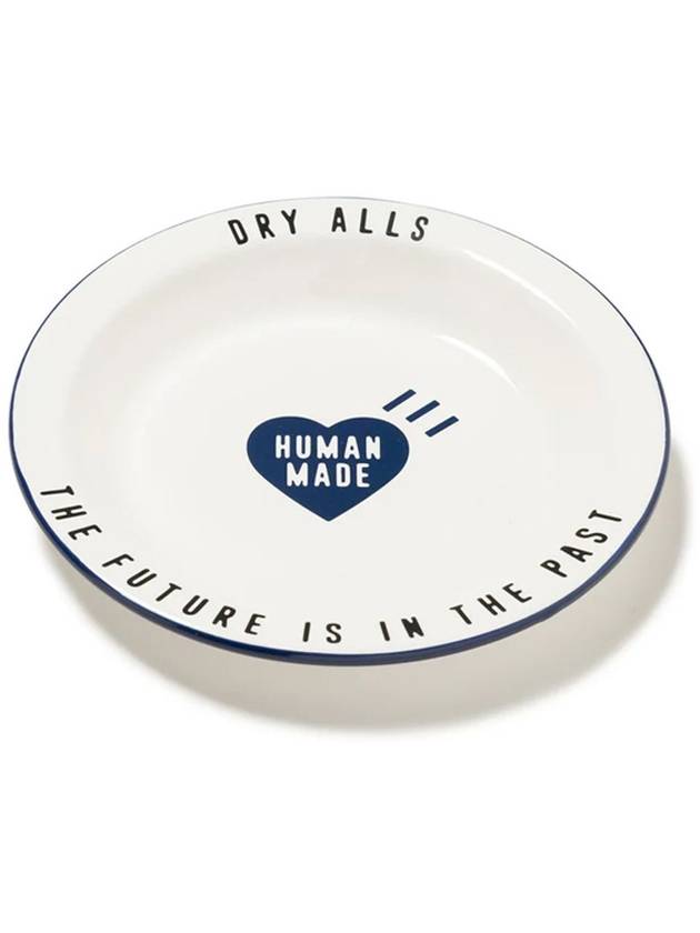 Enamel plate 230mm navy HM27GD158 - HUMAN MADE - BALAAN 4