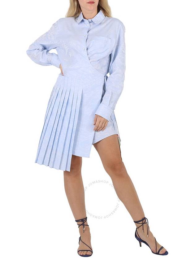 striped shirt midi dress blue - OFF WHITE - BALAAN 2