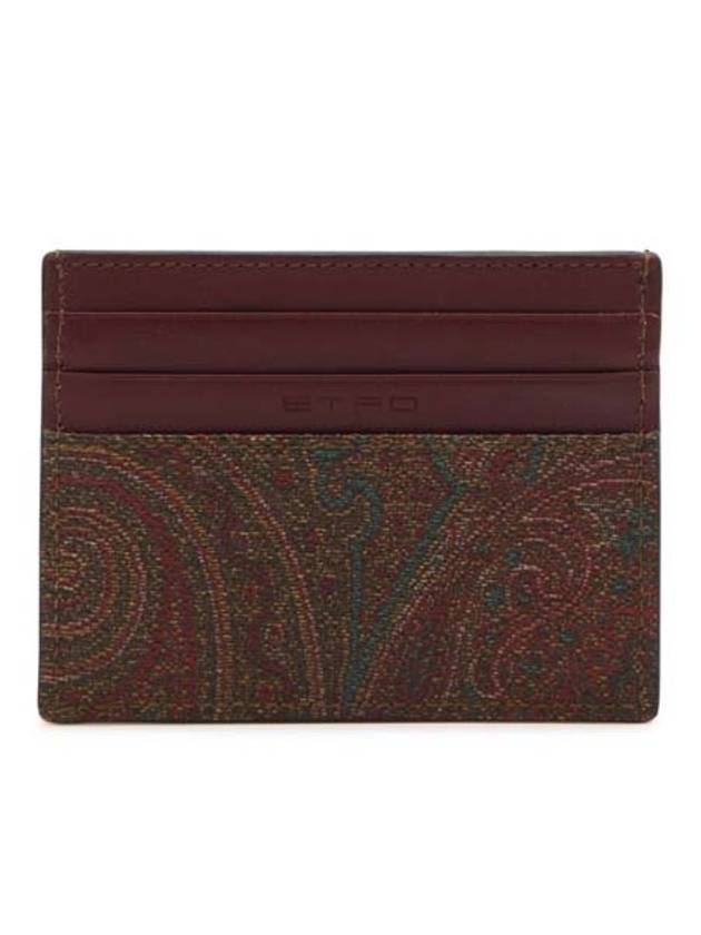 Paisley Card Wallet Brown - ETRO - BALAAN 3