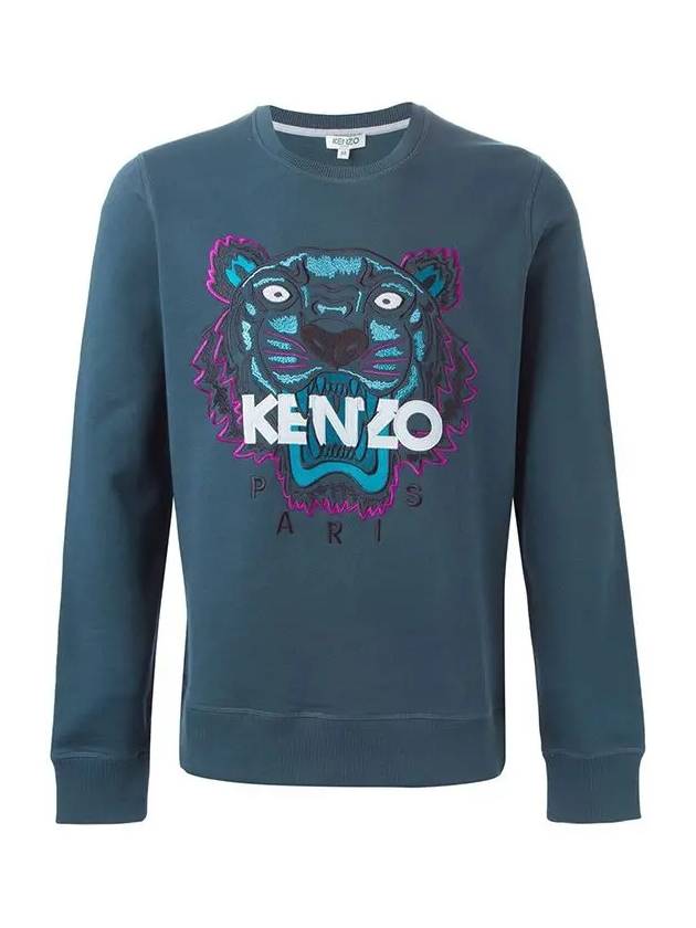 Tiger embroidery sweatshirt 4XC 5SW001 73 - KENZO - BALAAN 2