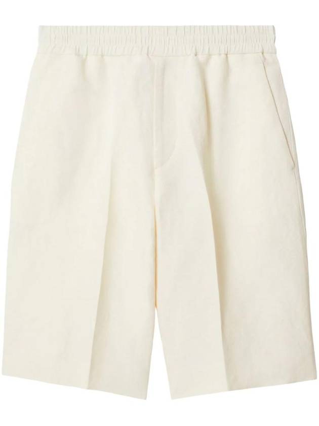 Tailored Canvas Shorts - BURBERRY - BALAAN 1