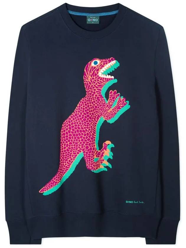 Dino Print Sweatshirt Navy - PAUL SMITH - BALAAN 3