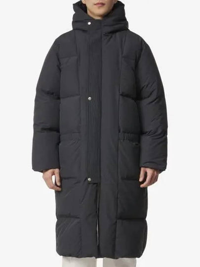 Down Hooded Padding Jacket Black - JIL SANDER - BALAAN 2