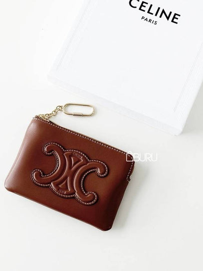 Triomphe Pouch Card Wallet Tan - CELINE - BALAAN 2