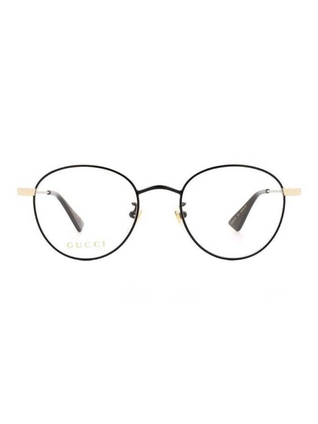 Eyewear Metal Round Glasses Black - GUCCI - BALAAN 1