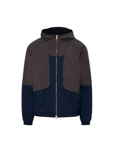 Zegna Jacket Nylon Hood Navy - ERMENEGILDO ZEGNA - BALAAN 1