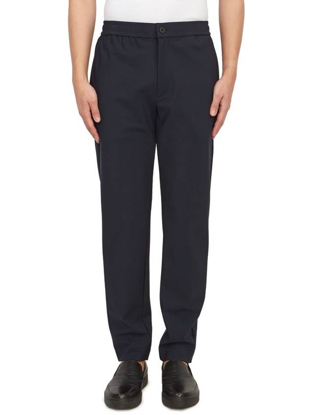 Precision Ponte Curtis Drawstring Straight Pants Navy - THEORY - BALAAN 2