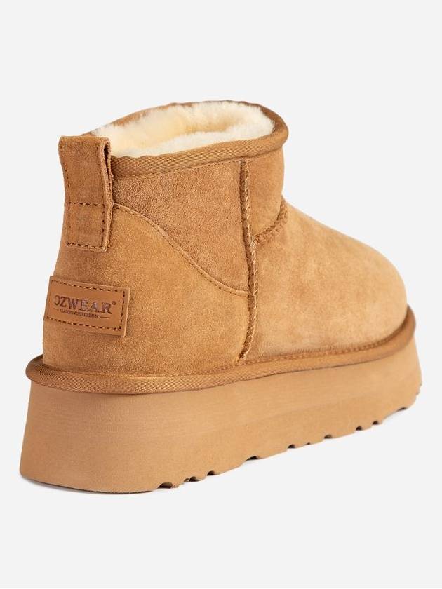 Classic Platform Ultra Mini Winter Boots Chestnut - OZWEAR UGG - BALAAN 5