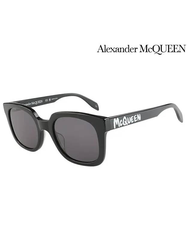 Eyewear Square Acetate Sunglasses Black - ALEXANDER MCQUEEN - BALAAN 2
