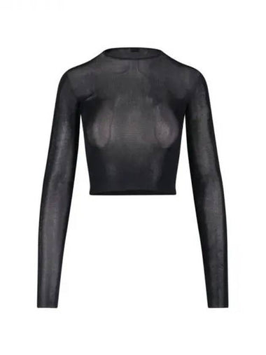 Round neck long sleeve knit 271248 - SAINT LAURENT - BALAAN 1