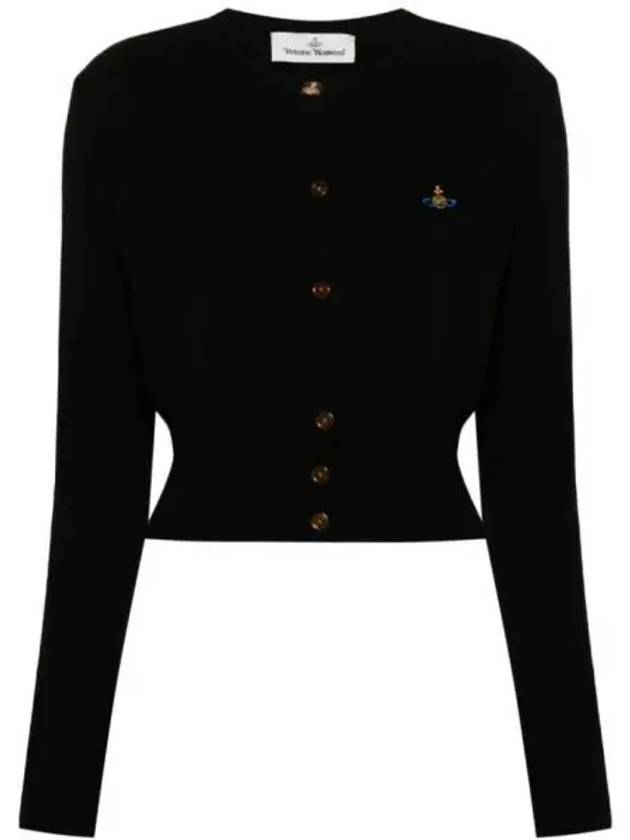 Bea Crop Cardigan Black - VIVIENNE WESTWOOD - BALAAN 2