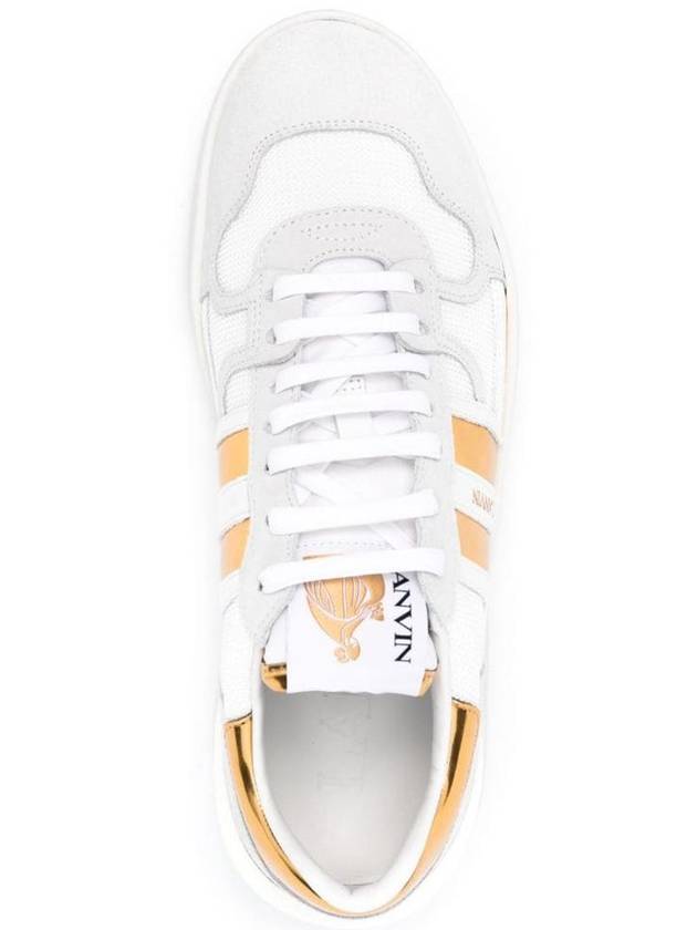 Sneakers FWSKDK00GLOSA23 00M1 WHITE - LANVIN - BALAAN 5