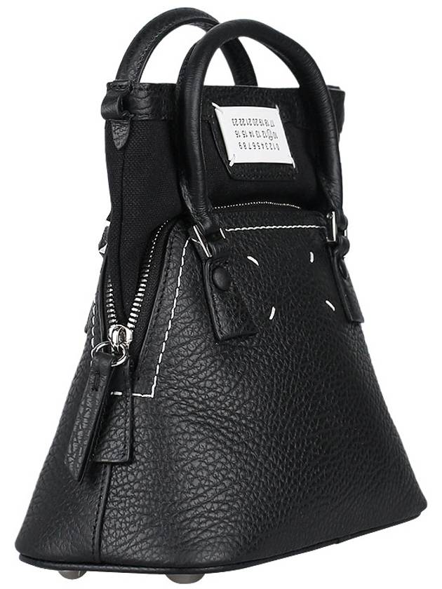 5AC Classique Micro Tote Bag Black - MAISON MARGIELA - BALAAN 6