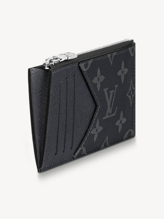 Monogram Coin Card Holder Black - LOUIS VUITTON - BALAAN 3