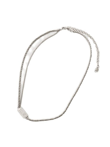 MM6 Margiela SM6TP0005 P6996 951 Embossed Numeric Necklace - MAISON MARGIELA - BALAAN 1