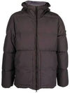 Naslan Light Watro Down Hooded Padding Dark Grey - STONE ISLAND - BALAAN 3