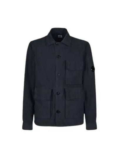 Microreps Diamond Peach Jacket Navy - CP COMPANY - BALAAN 2