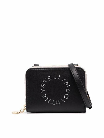 Logo Strap Card Wallet Black - STELLA MCCARTNEY - BALAAN 2