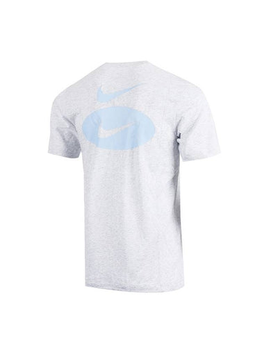 Genuine Sportswear Essential Core 4 Tee University Blue DM6410 051 - NIKE - BALAAN 1