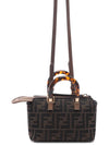 By The Way Monogram Mini Tote Bag Brown - FENDI - BALAAN 5