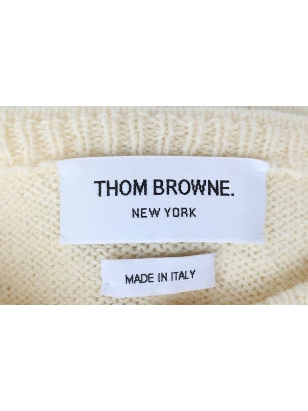 RWB striped boat neck pullover knit 38 - THOM BROWNE - BALAAN 9