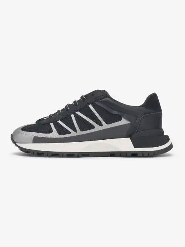 5050 Lace Up Low Top Sneakers Black - MAISON MARGIELA - BALAAN 2